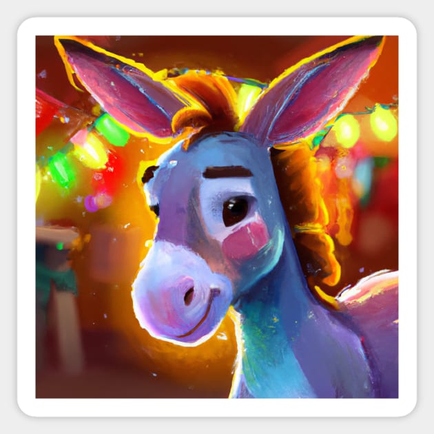 Cute Mule Drawing Sticker by Play Zoo